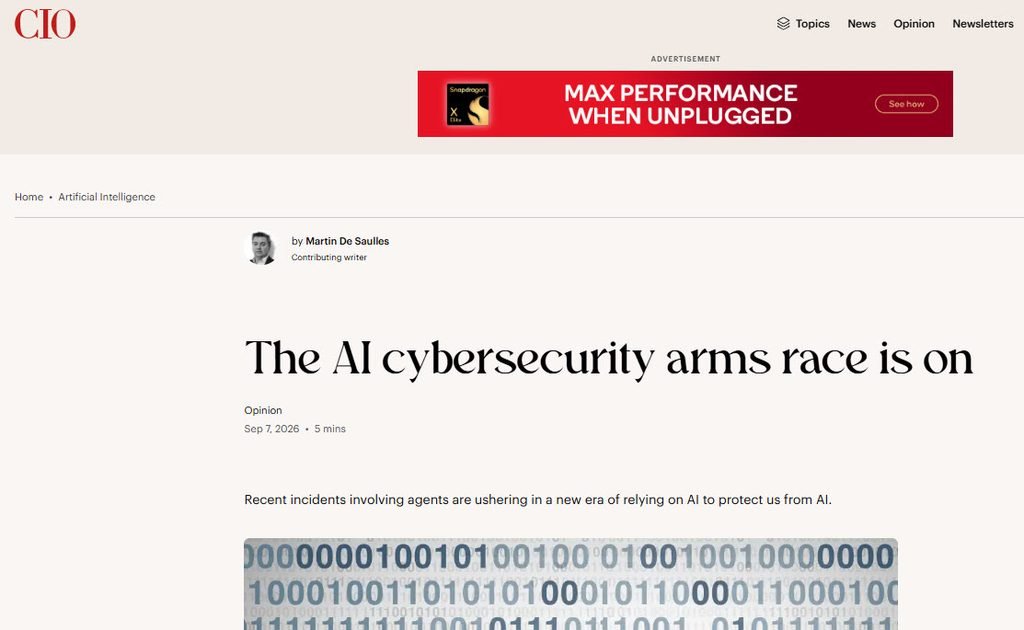 ai cyber insecurity martin de saulles
